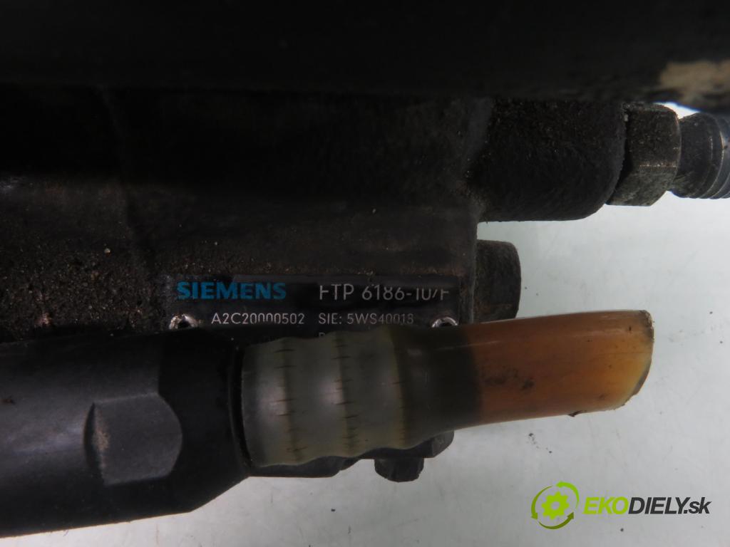 PEUGEOT 307 (3A/C) HB 2002 66,00 2.0 HDi 90 - RHY (DW10TD) 1997,00 pumpa vysokého TLAK: A2C20000502 ; 5WS40018