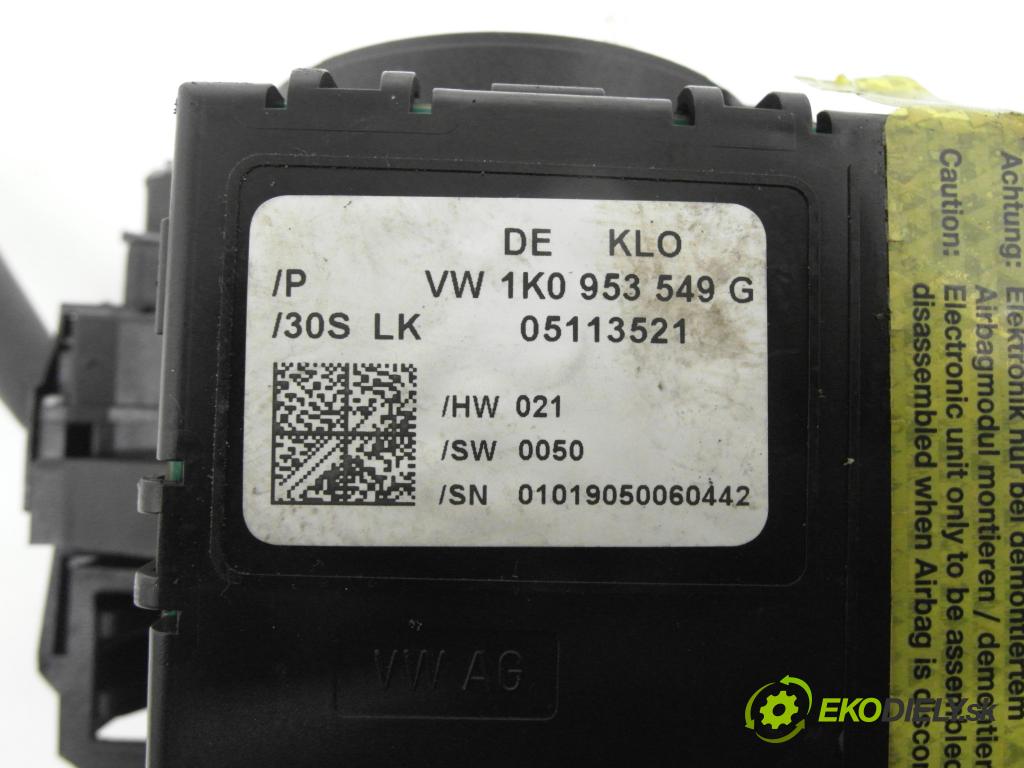 SEAT ALTEA (5P1) MINIVAN 2005 77,00 1.9 TDI PD 105 - BXE 1896,00 PAKA/ŘAZENÍ/SADA: 1K0953549G ; 1K0953512A ; 1K0953519A