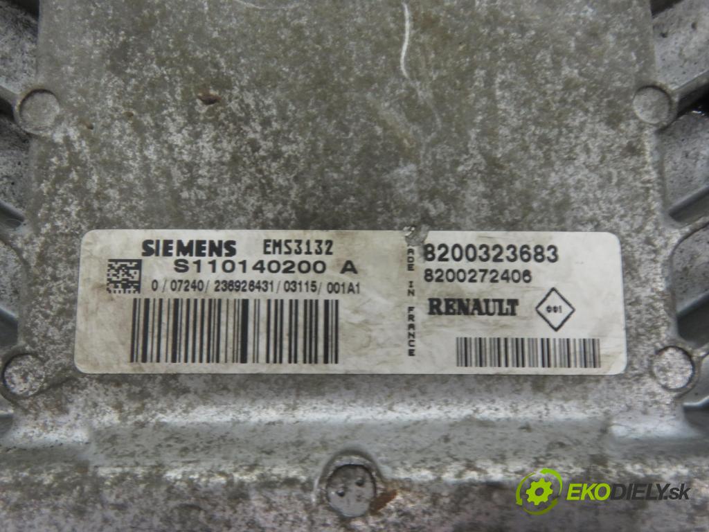 RENAULT THALIA I (LB0/1/2_) SEDAN 2001 55,00 1.4 - K7J 700 1390,00 Riadiaca jednotka Motor S110140200A ; 8200323683 ; EMS3132