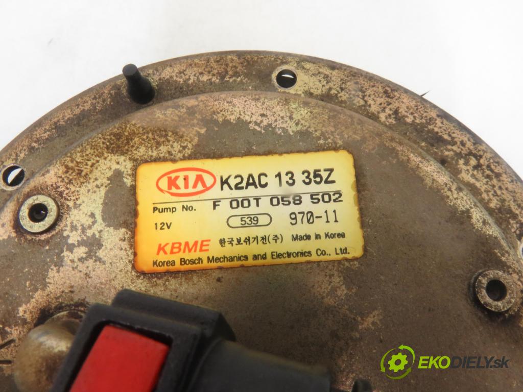 KIA CARENS III (UN) MINIVAN 2007 106,00 2.0 CVVT - G4KA 1998,00 pumpa paliva K2AC1335Z ; F00T058502