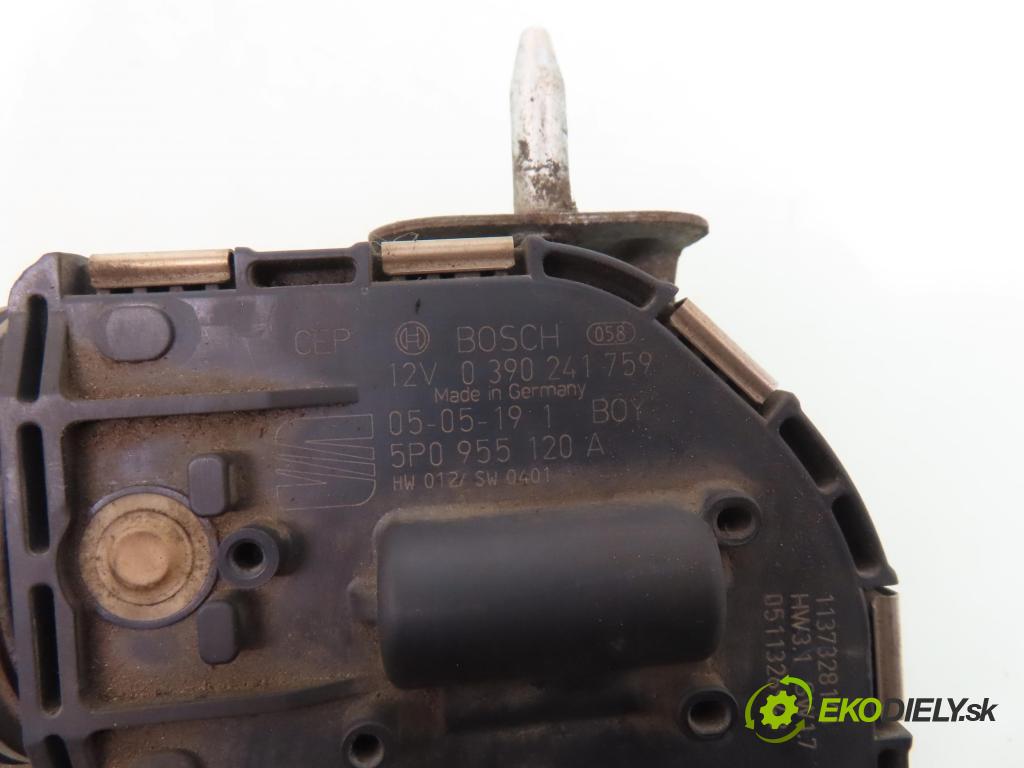 SEAT ALTEA (5P1) MINIVAN 2004 75,00 1.6 - BGU 1595,00 MECHANISMUS/ motorek stěračů 5P0955120A ; 0390241759 ; 5P0955024C