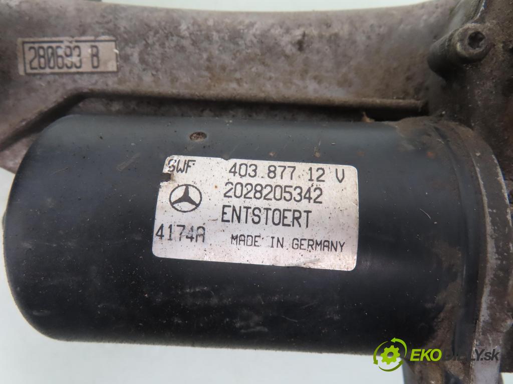 MERCEDES-BENZ KLASA C (W202) SEDAN 1994 90,00 C 180 (202.018) - M 111.920 1799,00 Motorček stieračov 2028205342 ; 403877