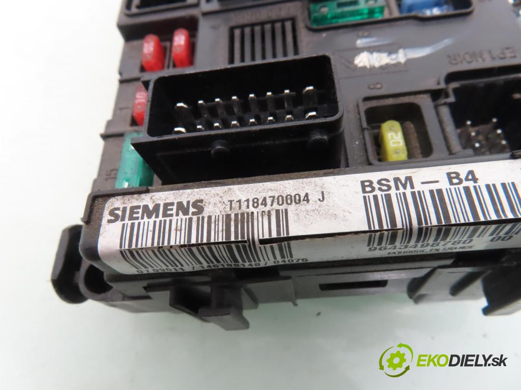 CITROEN C3 I (FC_) HB 2004 54,00 1.4 i - KFV (TU3JP) 1360,00 MODUL BSM T118470004J ; 964349878000