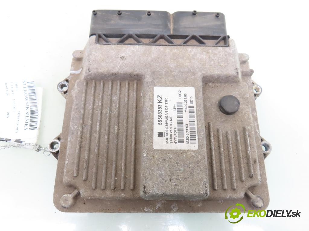 OPEL CORSA D (S07) HB 2008 55,00 1.3 CDTI - Z 13 DTJ 1248,00 Riadiaca jednotka Motor 55568383KZ ; 7160023400 ; MJD6O3S3