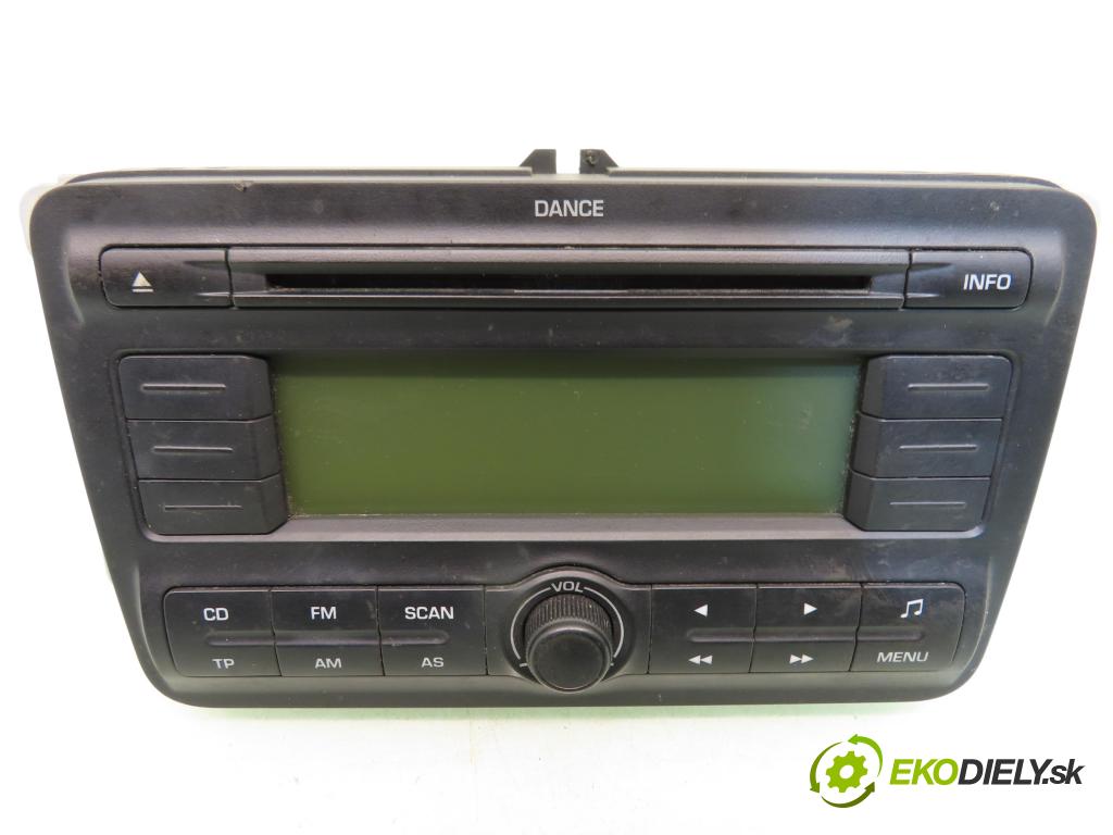 SKODA FABIA II Combi (545) KOMBI 2010 59,00 1.4 TDI - BNV 1422,00 RADIO CD 5J0035161A