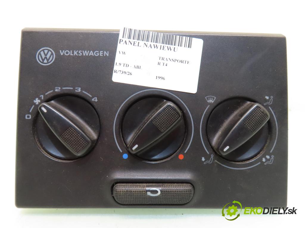 VW TRANSPORTER IV Skrzynia (70XA) FURGON 1996 50,00 1.9 TD - ABL 1896,00 Panel kúrenia 701819045B ; 7D0959511