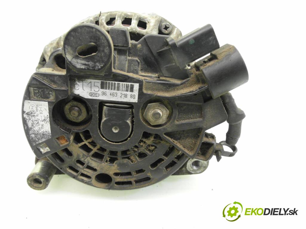 PEUGEOT 307 (3A/C) HB 2003 66,00 2.0 HDi 90 - RHY (DW10TD) 1997,00 Alternátor 9646321880 ; 124525035 (Alternátor)