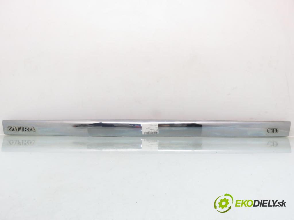 OPEL ZAFIRA B (A05) MINIVAN 2007 88,00 1.9 CDTI - Z 19 DT 1910,00 zadní část - čelo dveří kufr 316053479 ; 13137862