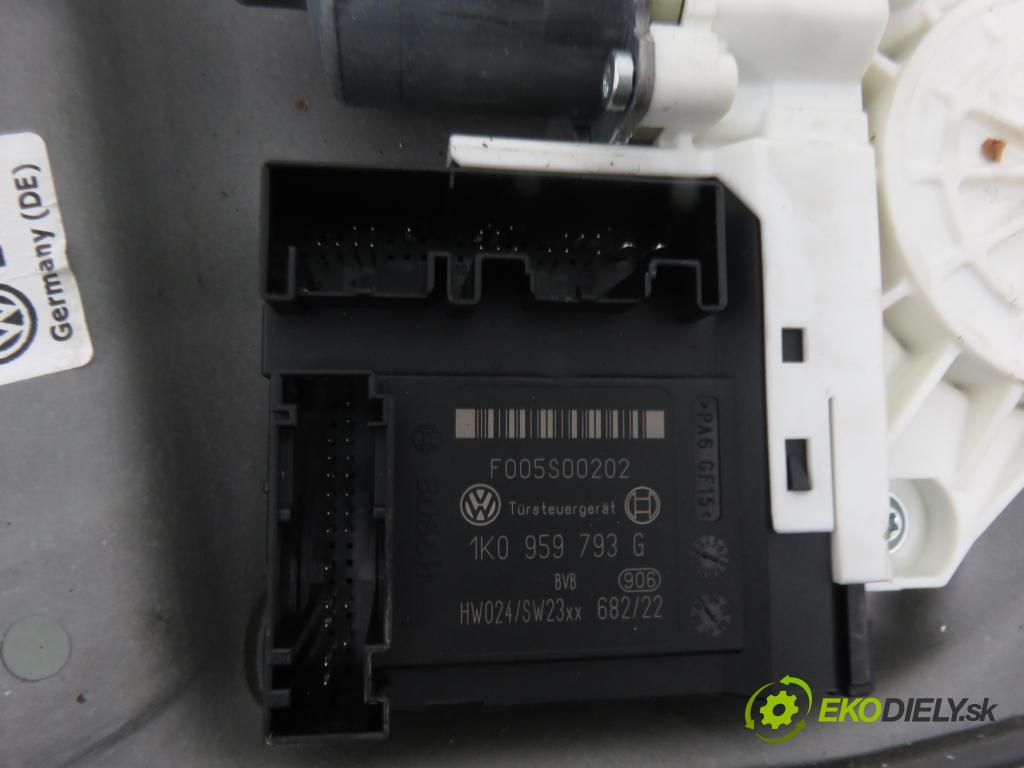 VW GOLF PLUS (5M1, 521) HB 2006 77,00 1.9 TDI - BKC 1896,00 Mechanizmus okien 5M1837401D ; 1K0959701 ; 1K0959793G