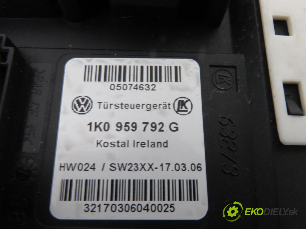 VW GOLF PLUS (5M1, 521) HB 2006 77,00 1.9 TDI - BKC 1896,00 Mechanizmus okien 5M1837402D ; 1K0959792G
