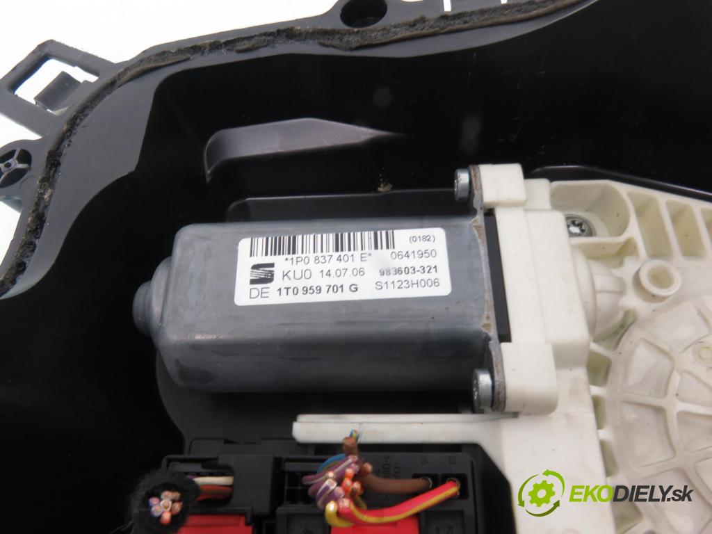 SEAT LEON (1P1) HB 2006 75,00 1.6 - BSE 1595,00 Mechanizmus okien 1T0959701G ; 1K09559793M