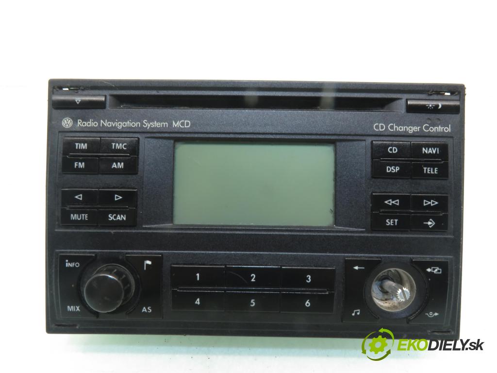 VW SHARAN (7M8, 7M9, 7M6) MINIVAN 2004 85,00 1.9 TDI - AUY 1896,00 RADIO CD 1J0035191A