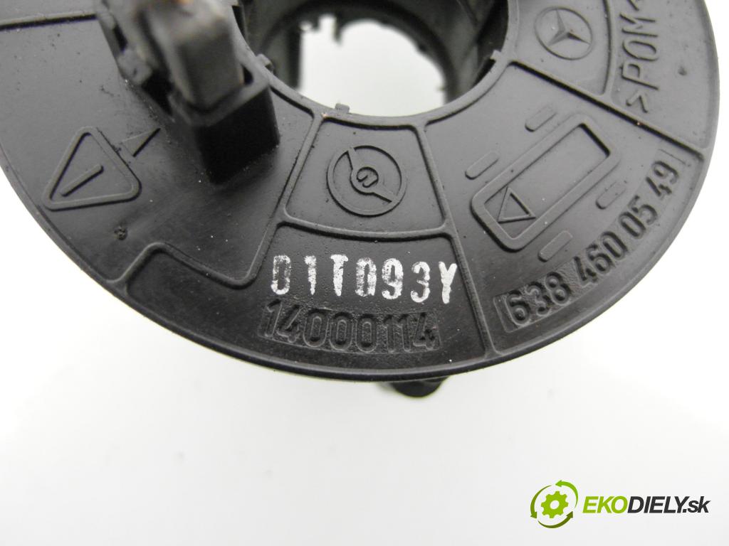 MERCEDES-BENZ VITO Skrzynia (638) FURGON 2001 90,00 112 CDI 2.2 (638.094) - OM 611.980 2151,00 PÁSKA: air BAG 6384600549