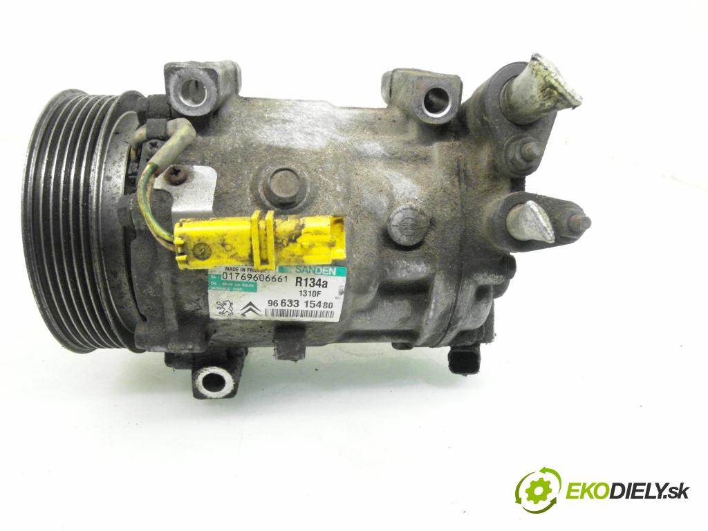 CITROEN C5 II (RC_) LIFTBACK 2006 92,00 1.8 16V - 6FY (EW7A) 1749,00 KOMPRESOR: klimatizácie 9663315480 ; SD7C16 (Kompresor klimatizácie)