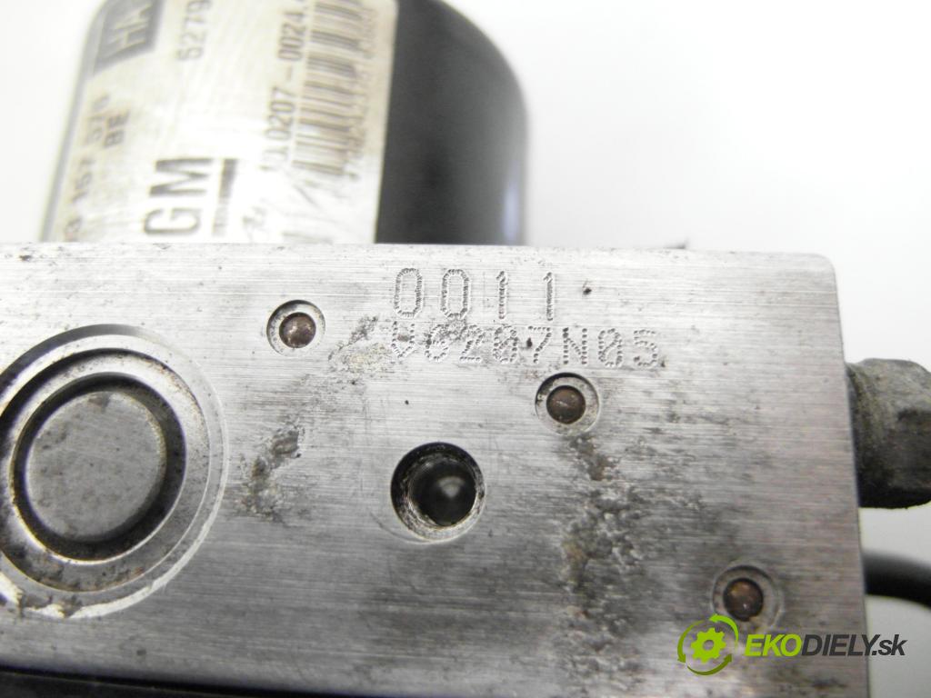 OPEL ASTRA H (A04) HB 2005 66,00 1.3 CDTI - Z 13 DTH 1248,00 Pumpa ABS 10097005093 ; 00006677E1 ; 13157576BE (Pumpa ABS)