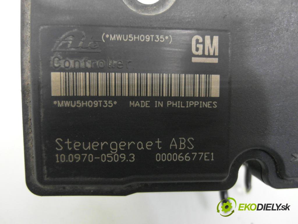 OPEL ASTRA H (A04) HB 2005 66,00 1.3 CDTI - Z 13 DTH 1248,00 Pumpa ABS 10097005093 ; 00006677E1 ; 13157576BE (Pumpa ABS)