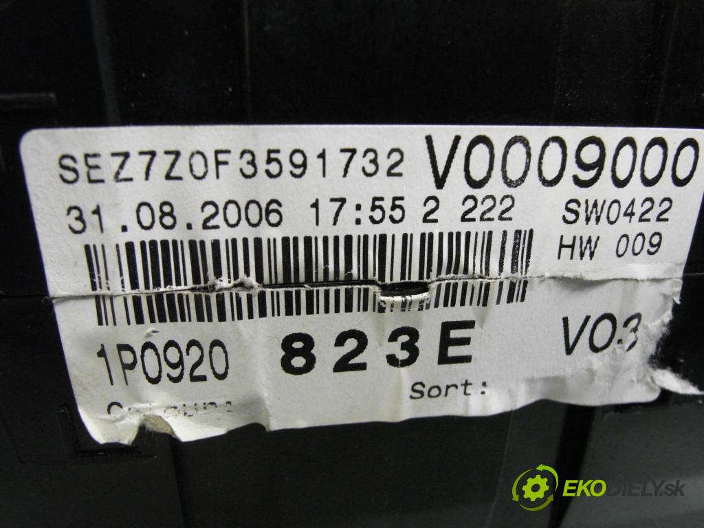 SEAT LEON (1P1) HB 2006 75,00 1.6 - BSE 1595,00 prístrojovka elektrický 1P0920823E ; V0009000 ; A2C53029632