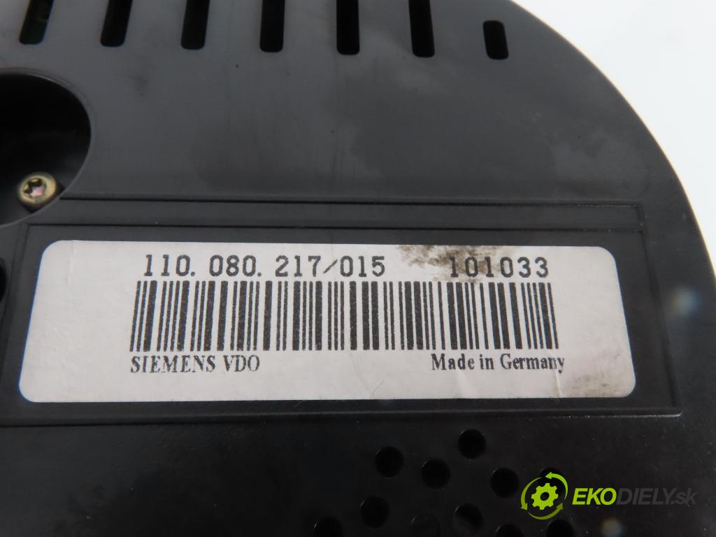 VW TOURAN (1T1, 1T2) MINIVAN 2004 74,00 1.9 TDI - AVQ 1896,00 prístrojovka elektrický 110080217015 ; 1T0920860G