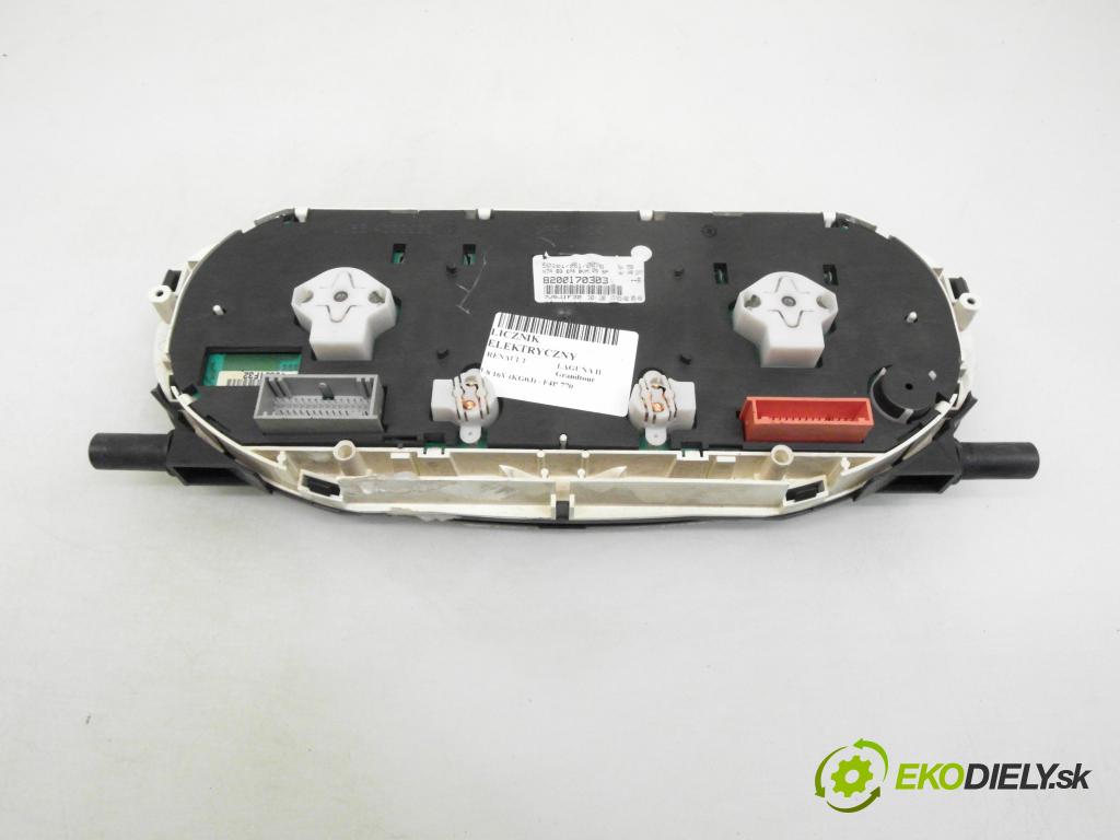 RENAULT LAGUNA II Grandtour (KG0/1_) KOMBI 2002 85,00 1.8 16V (KG0J) - F4P 770 1783,00 Prístrojovka elektrický 8200170303 ; 5514000062
