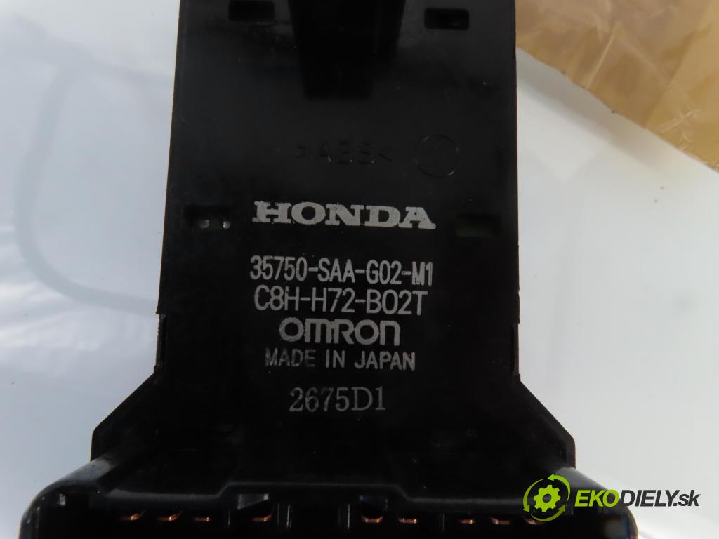 HONDA JAZZ II (GD_, GE3, GE2) HB 2007 57,00 1.2 i-DSI (GD5, GE2) - L12A1 1243,00 Panel ovládania okien 35750SAAG02M1 ; C8HH72B02T