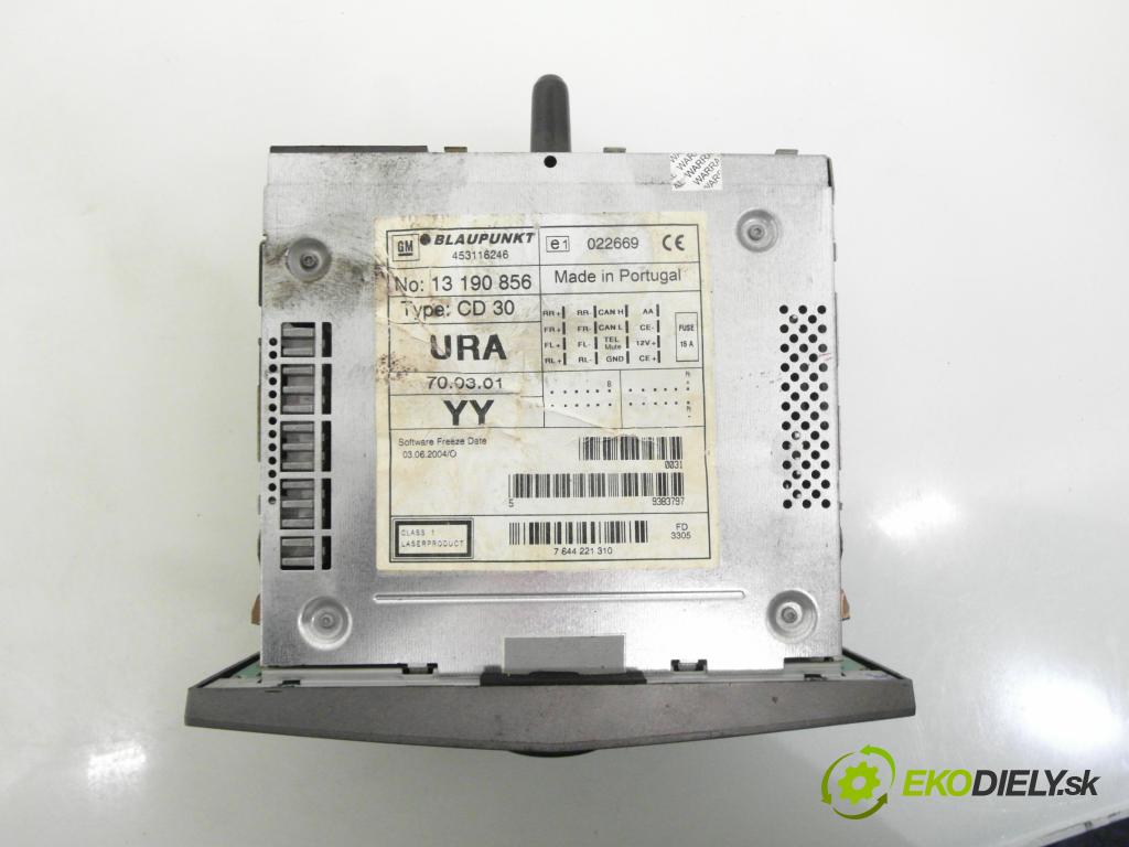OPEL ASTRA H (A04) HB 2005 66,00 1.3 CDTI - Z 13 DTH 1248,00 RADIO CD 13190856 ; 453116245 ; 13208194
