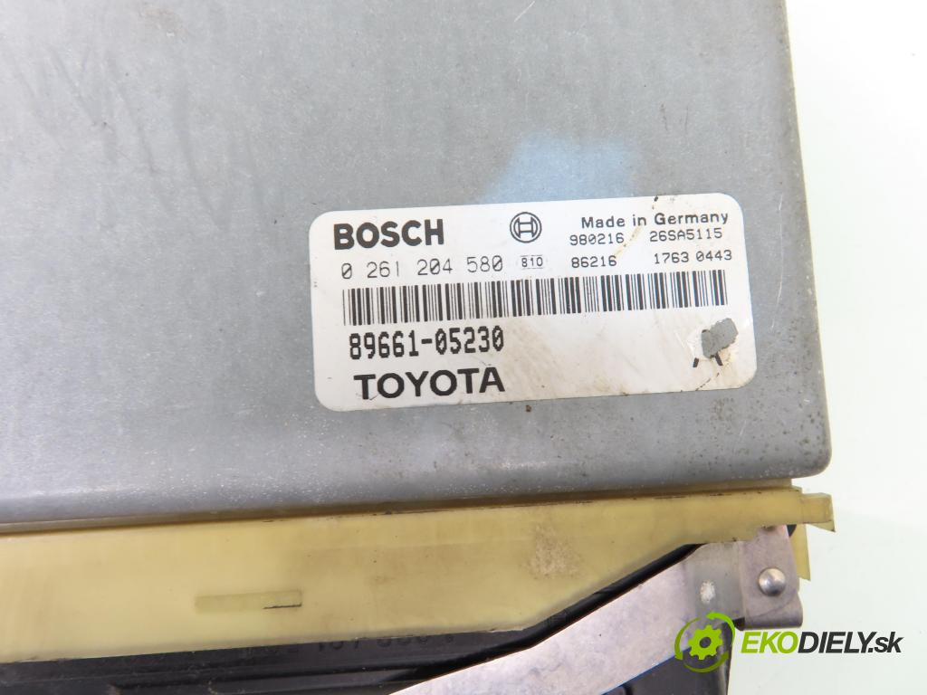 TOYOTA AVENSIS (_T22_) LIFTBACK 1998 81,00 1.6 (AT220_) - 4A-FE 1587,00 řídící jednotka motora 8966105230 ; 0261204580