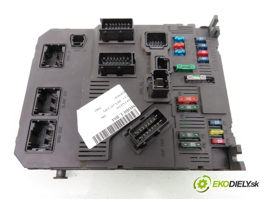 PEUGEOT 206 liftback (2A/C) HB 2003 440,00 1.1 i - HFX (TU1JP) 1124,00 MODUL BSI S118085120B ; 9650584780