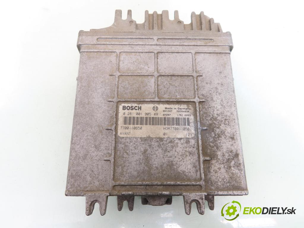 RENAULT LAGUNA I (B56_, 556_) LIFTBACK 1998 72,00 1.9 dTi (B56J) - F9Q 710 1870,00 Riadiaca jednotka Motor 0281001905 ; 7700110650 ; HOM7700110561
