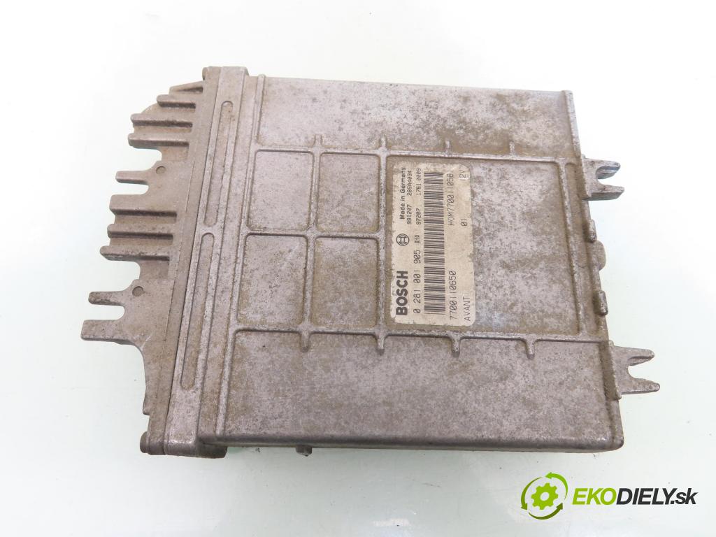 RENAULT LAGUNA I (B56_, 556_) LIFTBACK 1998 72,00 1.9 dTi (B56J) - F9Q 710 1870,00 Riadiaca jednotka Motor 0281001905 ; 7700110650 ; HOM7700110561