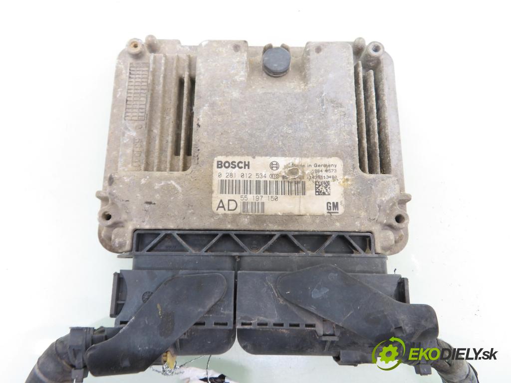 OPEL VECTRA C Kombi (Z02) KOMBI 2006 110,00 1.9 CDTI - Z 19 DTH 1910,00 řídící jednotka motora 0281012534 ; 55197150