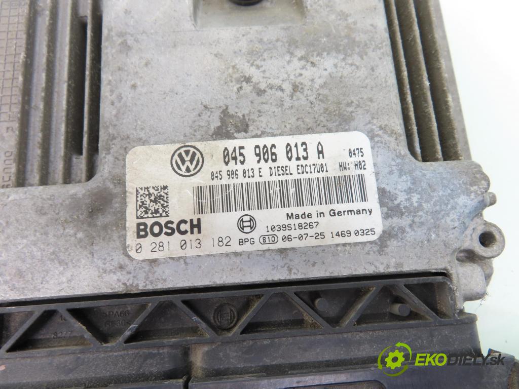 SKODA ROOMSTER (5J) KOMBIVAN 2007 59,00 1.4 TDI - BMS 1422,00 řídící jednotka motora 045906013A ; 0281013182