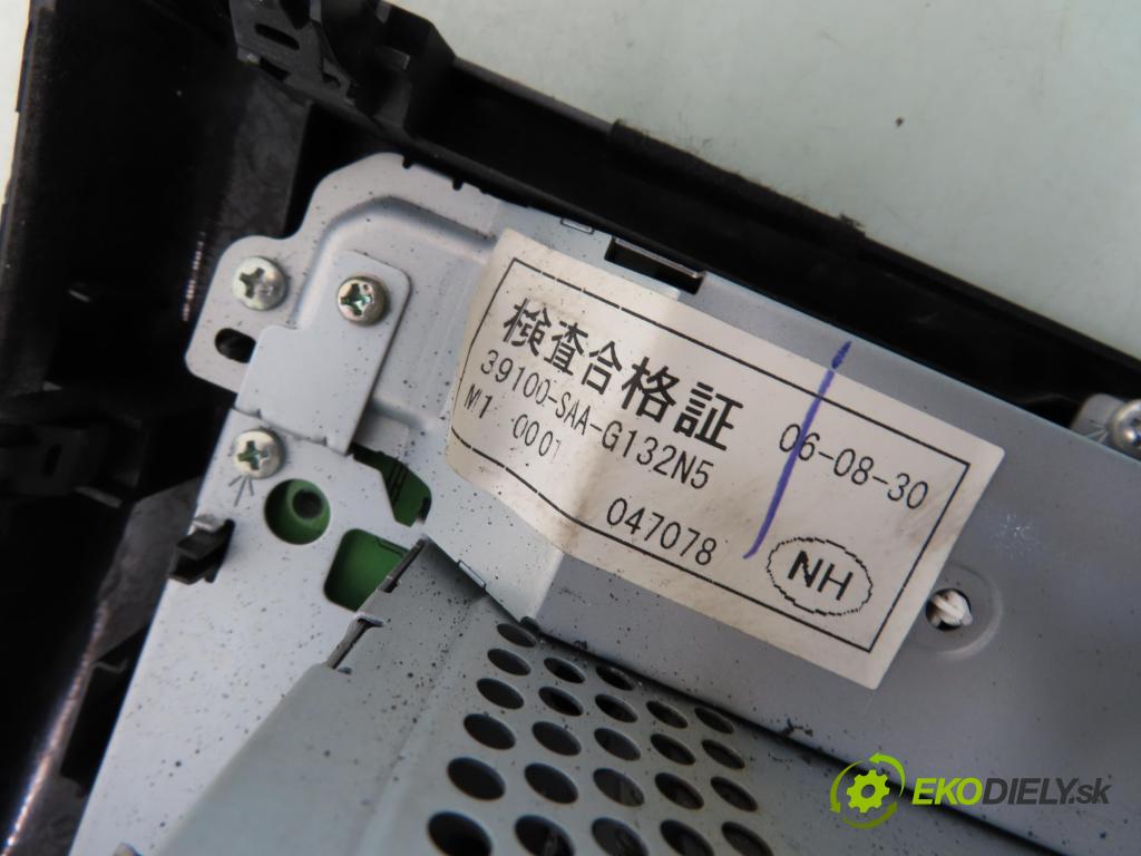 HONDA JAZZ II (GD_, GE3, GE2) HB 2006 57,00 1.2 i-DSI (GD5, GE2) - L12A1 1243,00 RADIO CD 39175SAAG120M1 ; 39100SAAG132N5