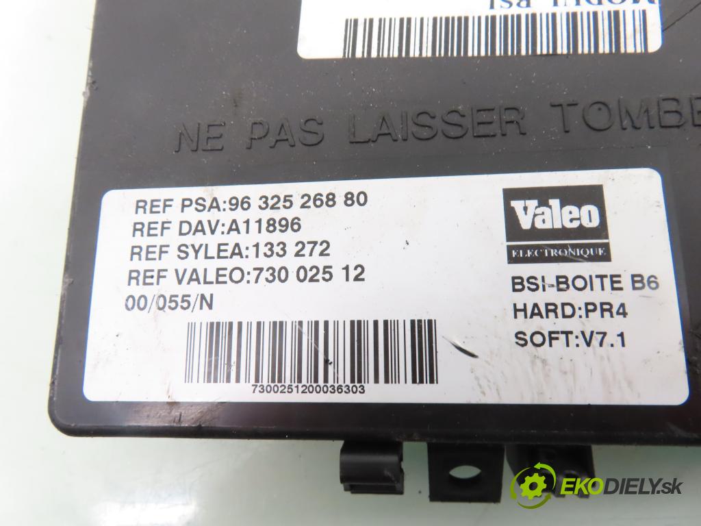 CITROEN XSARA PICASSO (N68) MINIVAN 2000 85,00 1.8 16V - 6FZ (EW7J4) 1749,00 MODUL BSI 9632526880