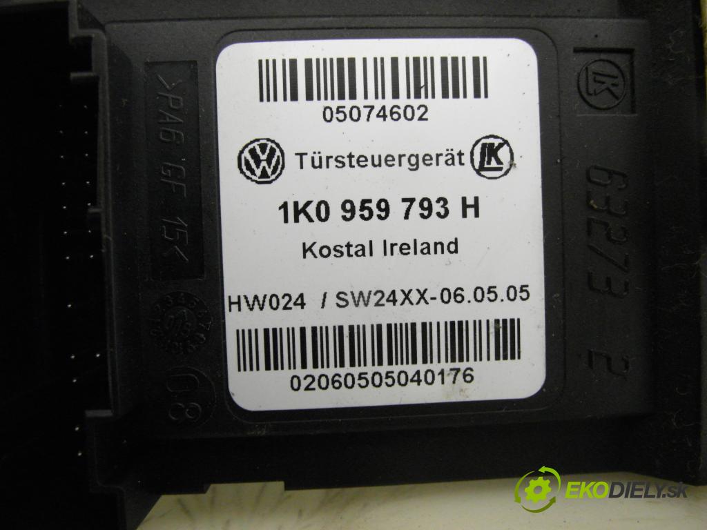 SEAT ALTEA (5P1) MINIVAN 2004 75,00 1.6 - BGU 1595,00 mechanismus oken 1K0959793H ; 5P0837401J