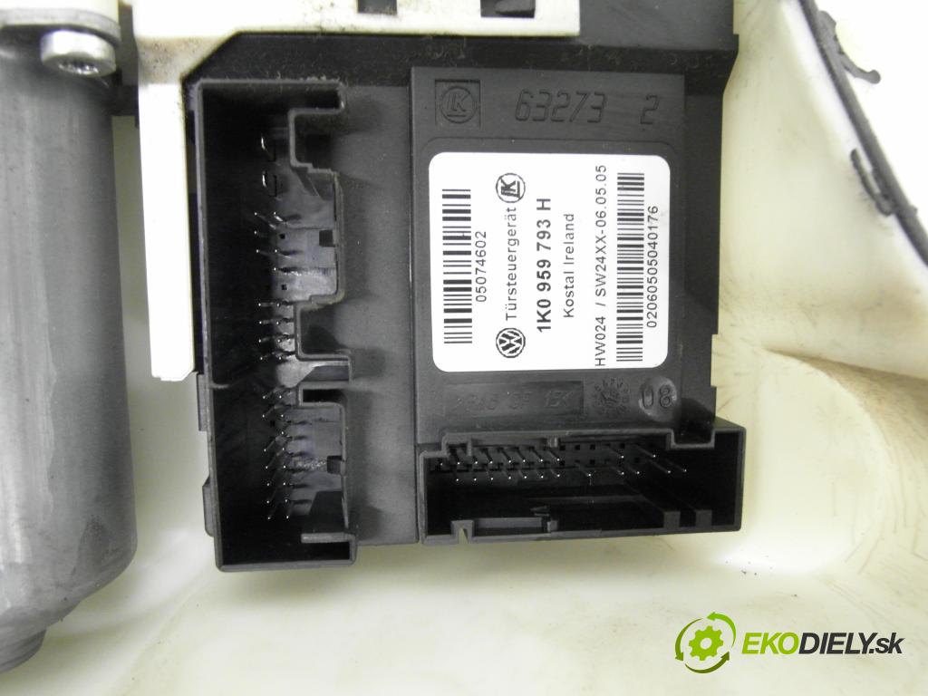 SEAT ALTEA (5P1) MINIVAN 2004 75,00 1.6 - BGU 1595,00 mechanismus oken 1K0959793H ; 5P0837401J