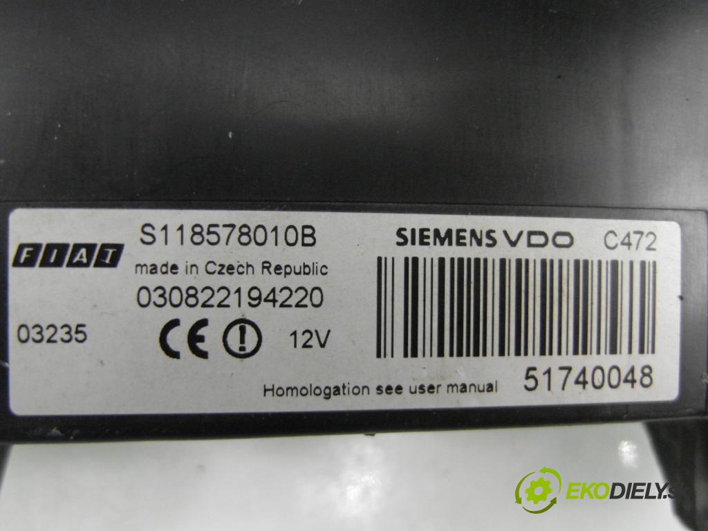 FIAT PANDA (169_) HB 2003 40,00 1.1 - 187 A1.000 1108,00 spínačka / imobilizéra IMMO / řídící jednotka IAW5AFSM ; IAW5AFSMHW607 ; 61027500