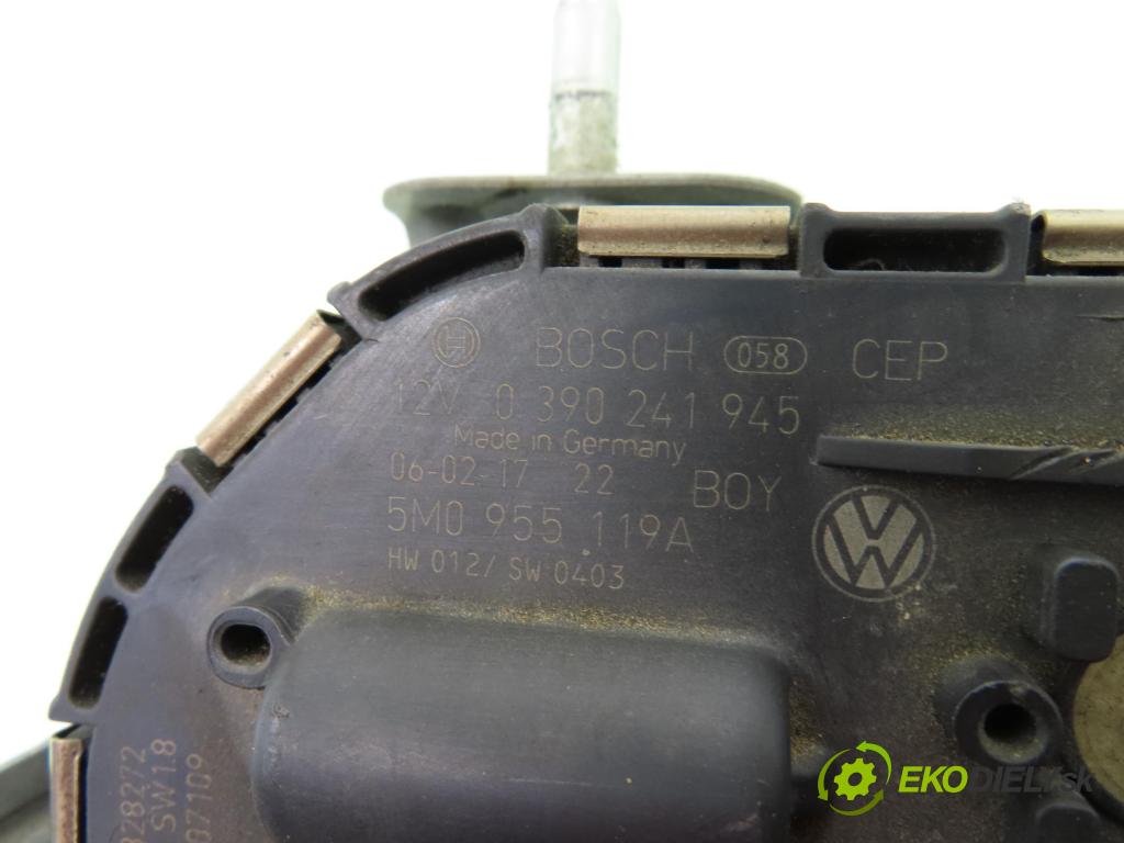 VW GOLF PLUS (5M1, 521) HB 2006 77,00 1.9 TDI - BKC 1896,00 MECHANISMUS/ motorek stěračů 5M0955119A ; 0390241945 ; 5M0955023D
