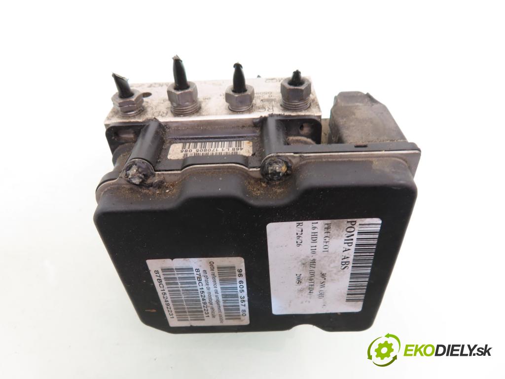 PEUGEOT 307 SW (3H) KOMBI 2005 80,00 1.6 HDI 110 - 9HZ (DV6TED4) 1560,00 Pumpa ABS 0265950374 ; 0265234152 ; 9649988180 (Pumpa ABS)