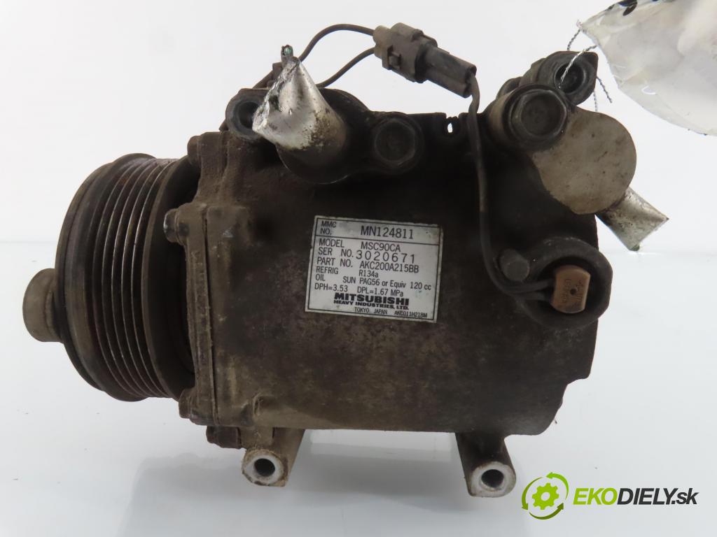 MITSUBISHI OUTLANDER I (CU_W) SUV 2003 118,00 2.4 4WD (CU5W) - 4G69 2378,00 KOMPRESOR: klimatizace MN124811 (Kompresor klimatizace)