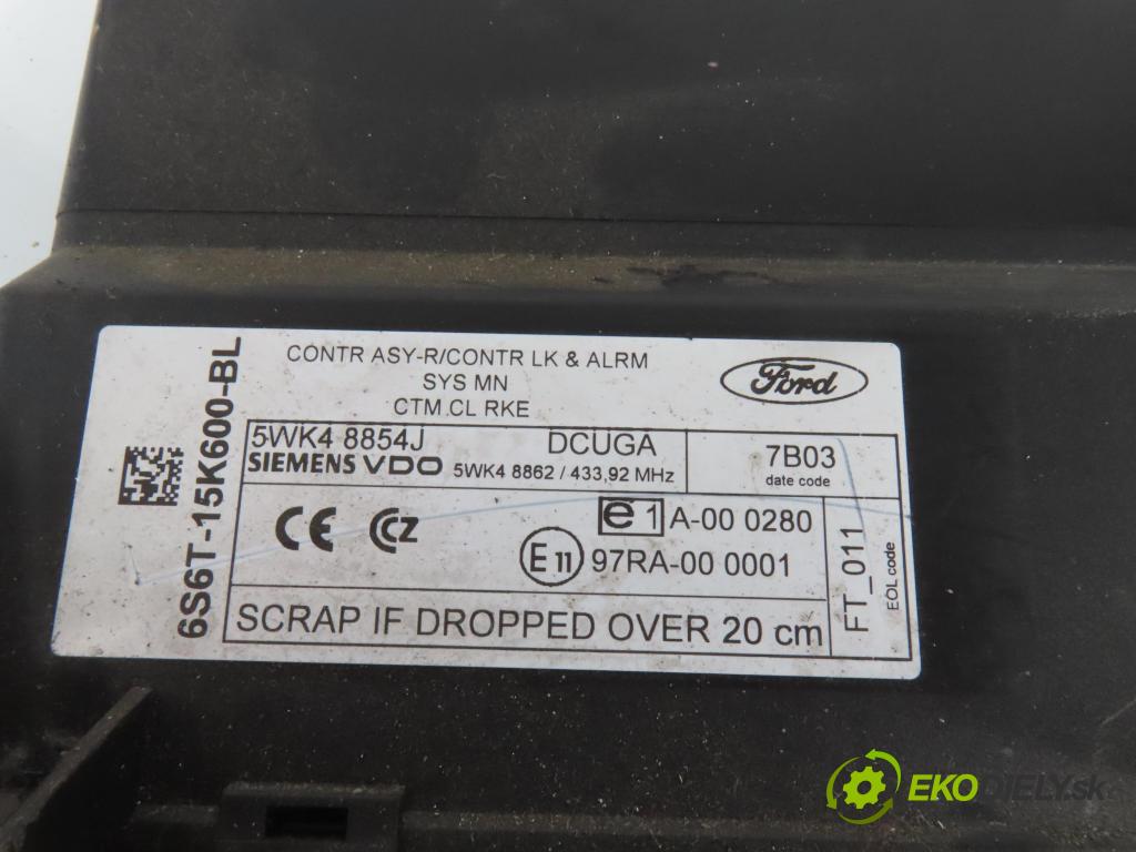 FORD FUSION (JU_) HB 2003 59,00 1.4 - FXJA 1388,00 MODUL komfortu 5WK48854J ; 6S6T15K600BL
