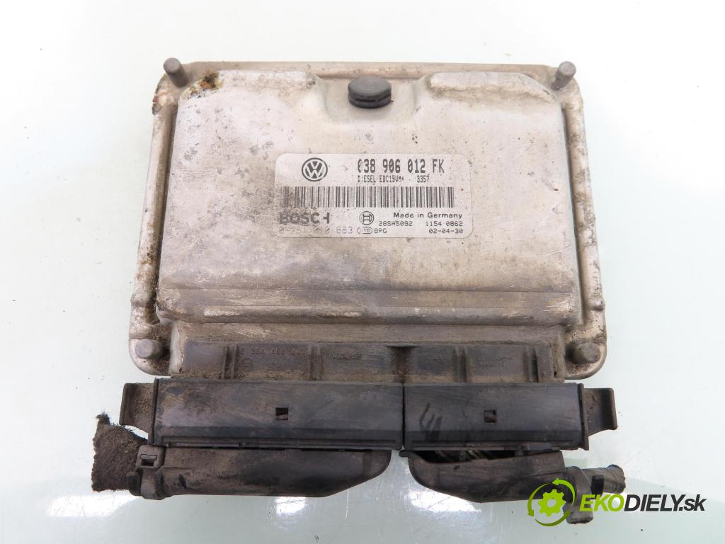 SEAT LEON (1M1) HB 2002 81,00 1.9 TDI - ASV 1896,00 řídící jednotka motora 038906012FK ; 0281010683