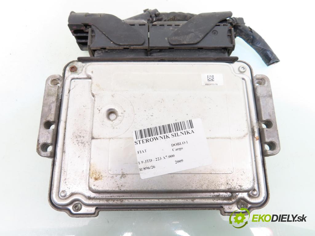 FIAT DOBLO Cargo (223_) KOMBIVAN 2009 77,00 1.9 JTD - 223 A7.000 1910,00 Riadiaca jednotka Motor 0281012865 ; 51798819