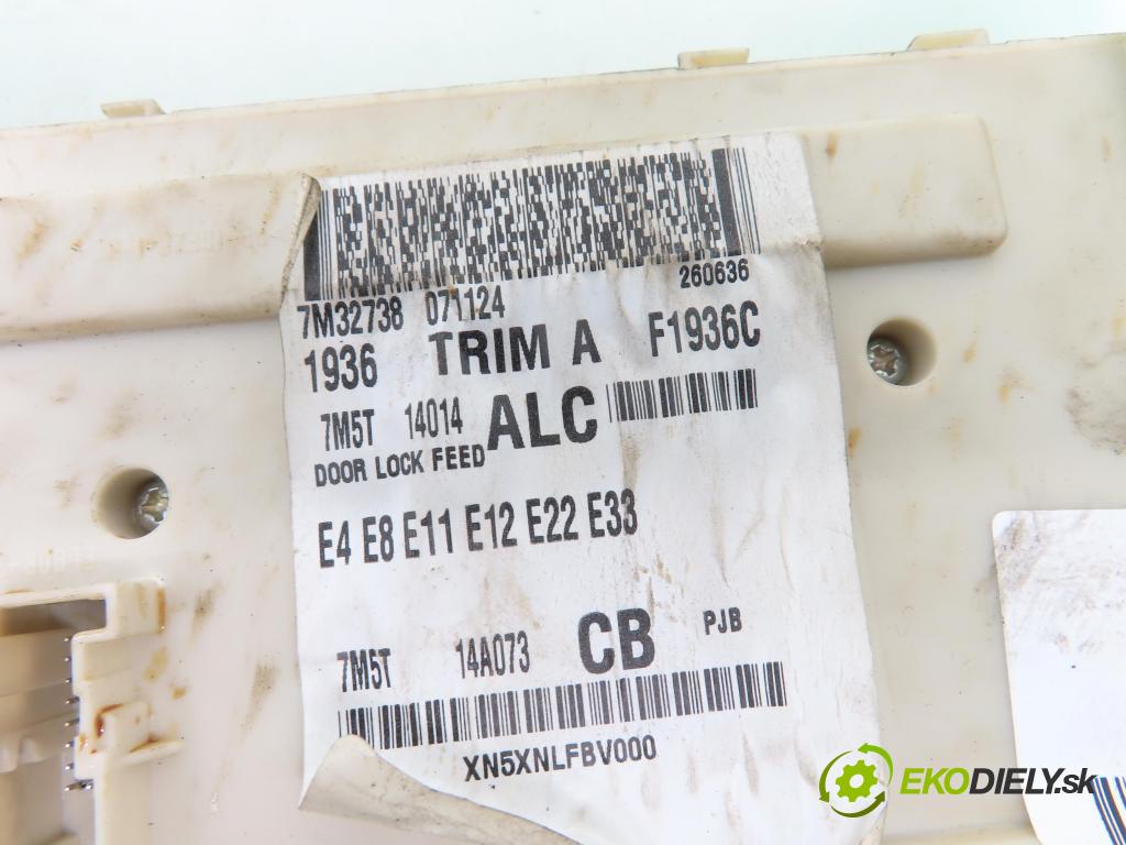 FORD C-MAX (DM2) MINIVAN 2007 100,00 2.0 TDCi - G6DA 1997,00 MODUL BSI 7M5T14A073CB ; 7M5T14014ALC