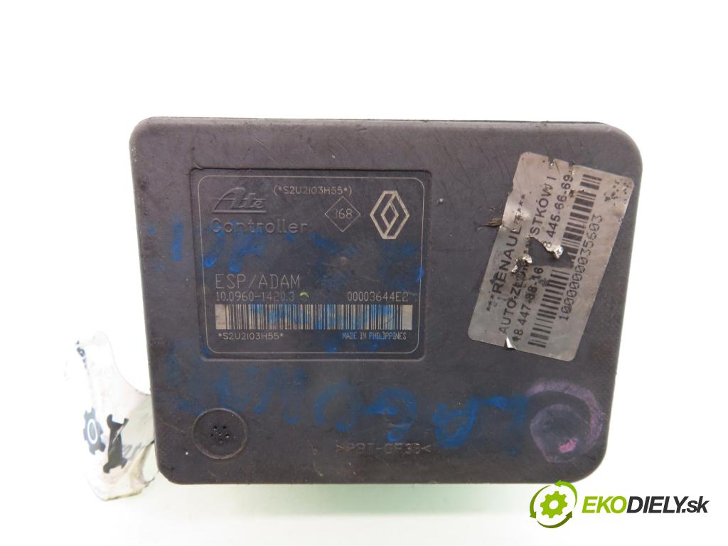 RENAULT LAGUNA II Grandtour (KG0/1_) KOMBI 2002 85,00 1.8 16V (KG0J) - F4P 770 1783,00 Pumpa ABS 10096014203 ; 8200183452 (Pumpa ABS)