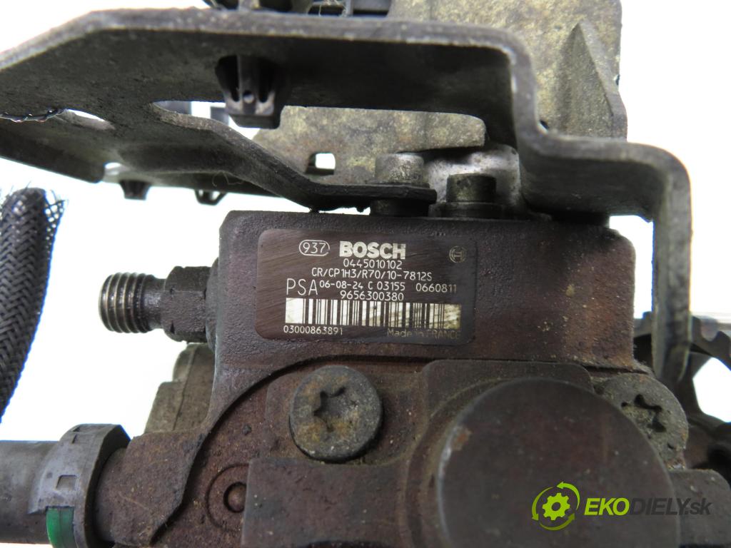 FORD FOCUS C-MAX (DM2) MINIVAN 2006 80,00 1.6 TDCi 109 - G8DA 1560,00 pumpa vysokého TLAK: 0445010102 ; 9656300380