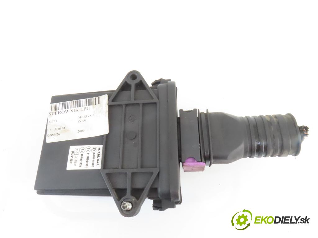 OPEL MERIVA A nadwozie wielkoprzestrzenne (MPV) (X03) MINIVAN 2003 64,00 1.6 - Z 16 SE 1598,00 Riadiaca jednotka LPG 67R011002