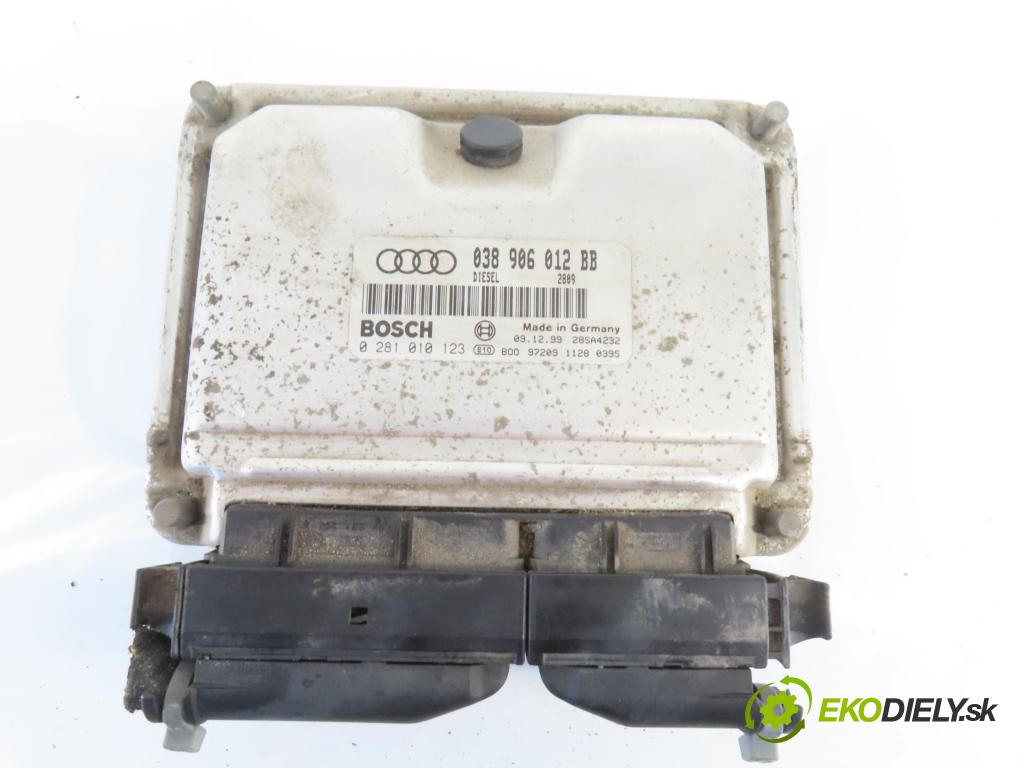 AUDI A3 (8L1) HB 2000 81,00 1.9 TDI - ASV 1896,00 řídící jednotka motora 0281010123 ; 038906012BB