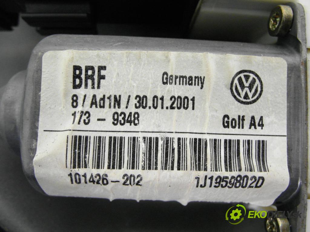 VW GOLF IV (1J1) HB 2001 55,00 1.4 16V - AKQ 1390,00 mechanismus oken PPE 3D 1J3837730AA ; 1J1959802D ; 1739348