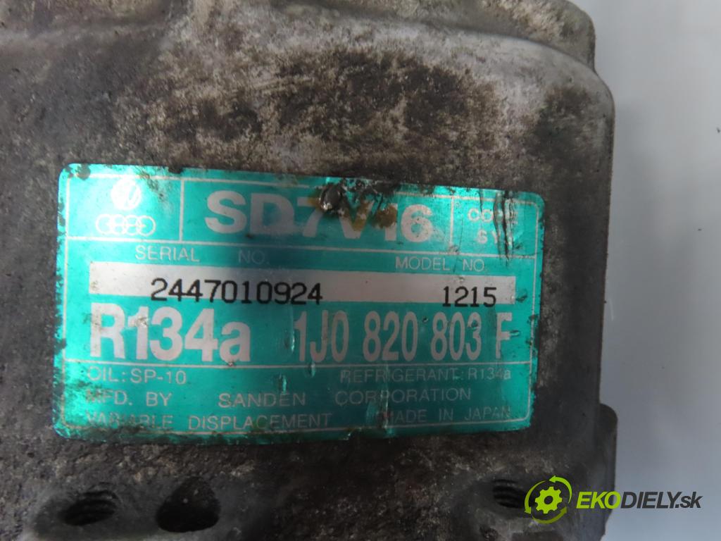 AUDI A3 (8L1) HB 2000 81,00 1.9 TDI - ASV 1896,00 KOMPRESOR: klimatizácie 1J0820803F (Kompresor klimatizácie)
