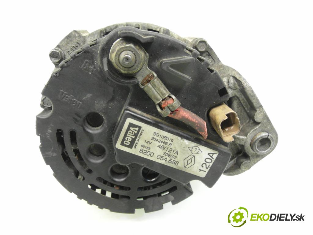 RENAULT SCENIC I (JA0/1_) MINIVAN 2001 75,00 1.9 dCi (JA05, JA1F) - F9Q 732 1870,00 Alternátor 8200054588 ; SG10B019 ; 2542466B (Alternátor)